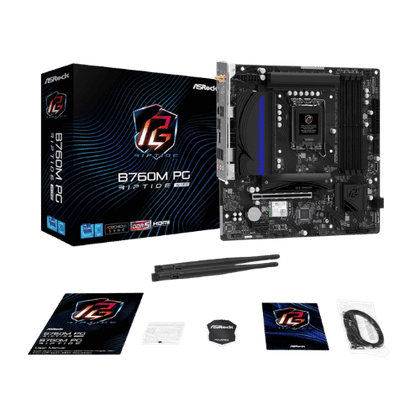 ASRock B760M PG Riptide - Review completo ASRock B760M PG Riptide - Placas-Mãe - Placa-mãe mATX B760 focada em performance com VRM robusto de - Análise completa e review