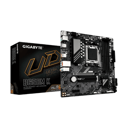 GIGABYTE B650M K - Review completo GIGABYTE B650M K - Placas-Mãe - Placa-mãe mATX AM5 focada em custo-benefício, com suporte a - Análise completa e review