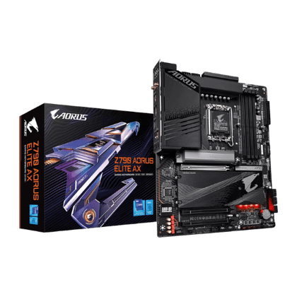 GIGABYTE Z790 AORUS ELITE AX - Review completo GIGABYTE Z790 AORUS ELITE AX - Placas-Mãe - Placa-mãe Z790 equilibrada com VRM Twin 16+1+2 (70A), suport - Análise completa e review