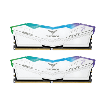 TeamGroup T-Force Delta RGB DDR5 32GB (2x16GB) 6000MT/s CL38 White - Review completo TeamGroup T-Force Delta RGB DDR5 32GB (2x16GB) 6000MT/s CL38 White - Memórias RAM - Estética impecável para setups 'White'. Possui iluminação RG - Análise completa e review